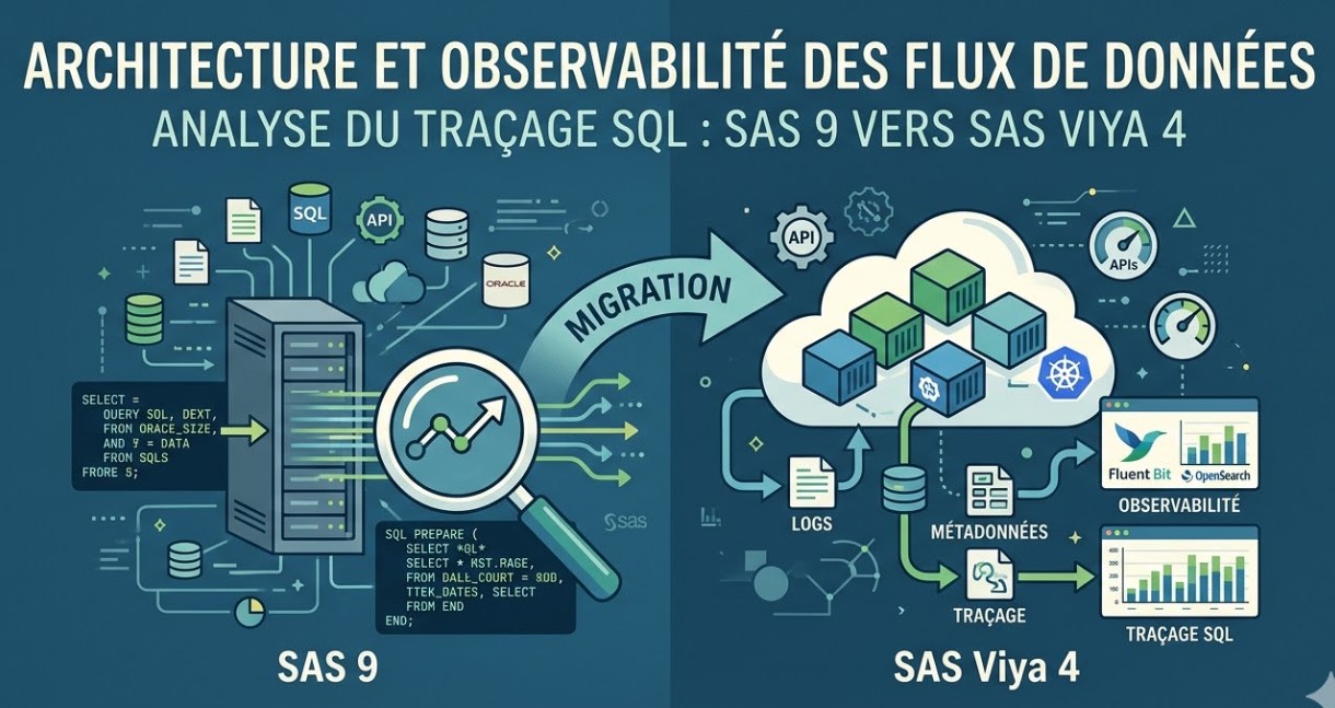 Architecture et Observabilité des Flux de Données : Analyse Exhaustive du Traçage SQL de SAS 9 vers SAS Viya 4