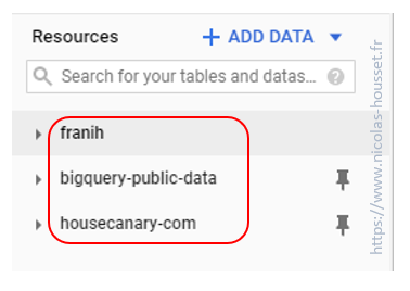 Datasets Google Big Query