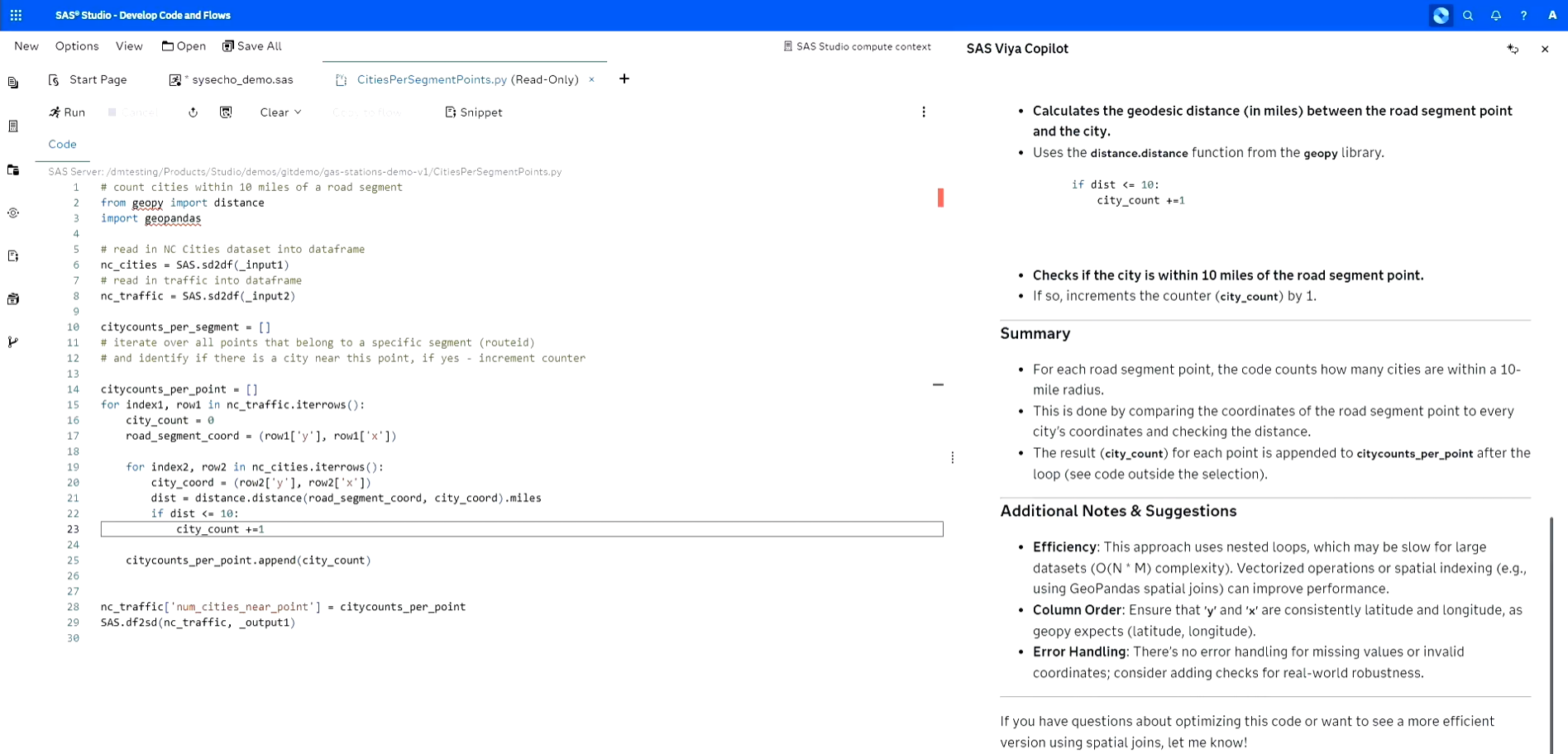 Aperçu visuel : De SAS Studio à SAS Data and AI Studio : Viya Copilot redéfinit la productivité des Data Engineers Illustration