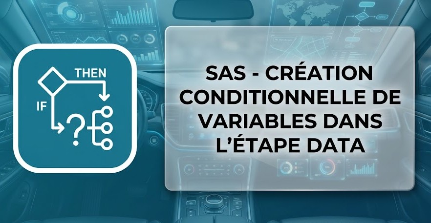Illustration : SAS - Création conditionnelle de variables dans l'étape DATA