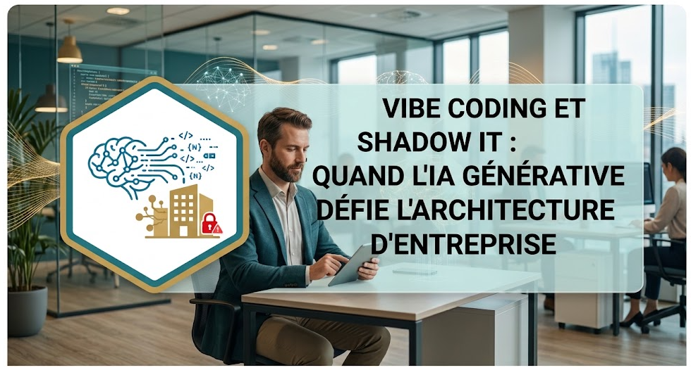 Illustration : Vibe Coding et Shadow IT : Quand l'IA Générative Défie l'Architecture d'Entreprise