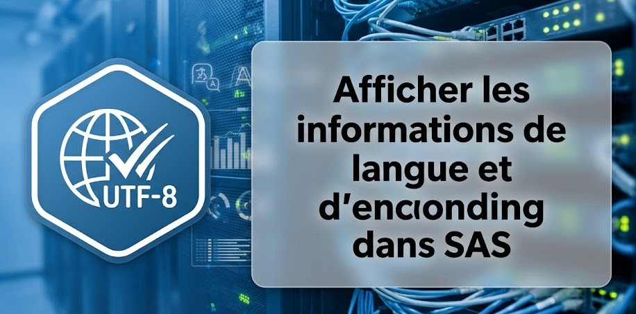 Afficher les informations de langue et d'enconding dans SAS