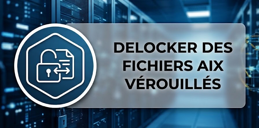 Illustration : Delocker des fichiers AIX vérouillés