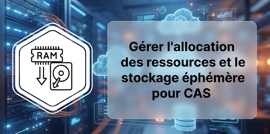 Gérer l'allocation des ressources et le stockage éphémère pour CAS