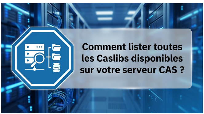 Comment lister toutes les Caslibs disponibles sur votre serveur CAS ?