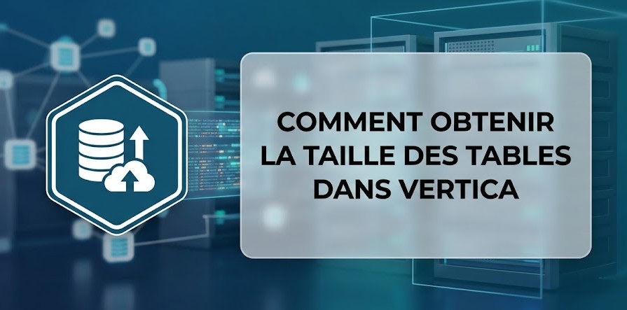 Illustration : Comment obtenir la taille des tables dans Vertica