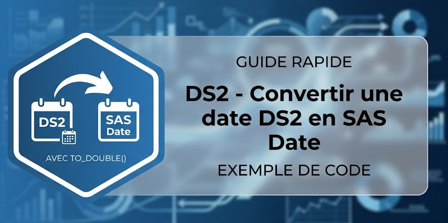 Illustration : DS2 - Convertir une date DS2 en SAS Date