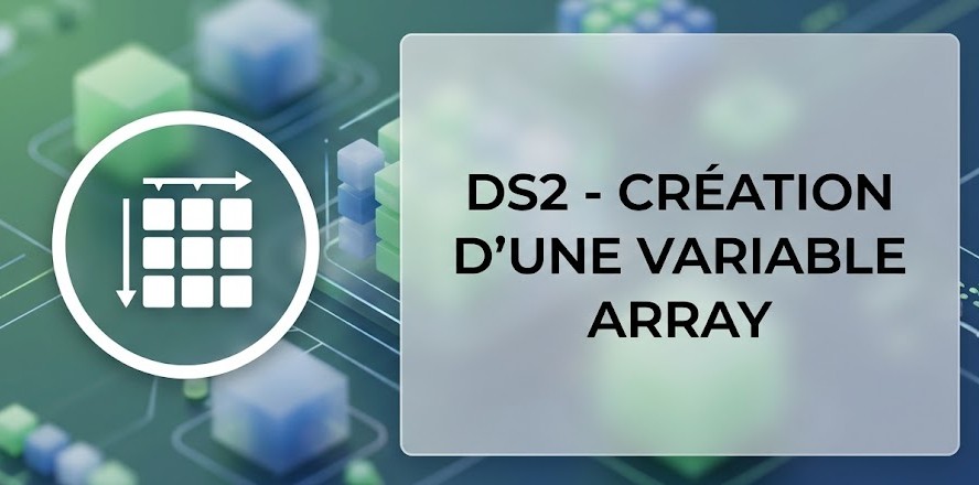 Illustration : DS2 - Création d'une variable array