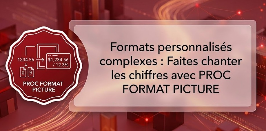 Formats personnalisés complexes : Faites chanter les chiffres avec PROC FORMAT PICTURE