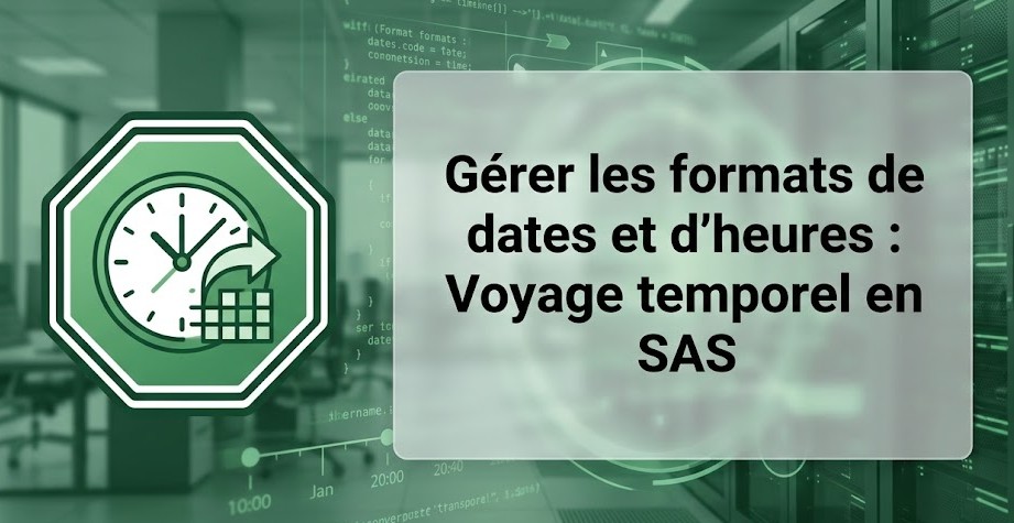 Gérer les formats de dates et d'heures : Voyage temporel en SAS