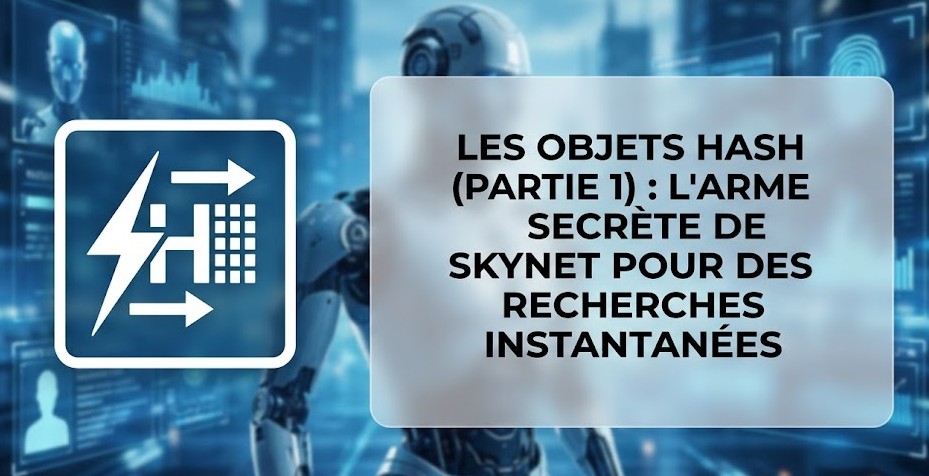 Illustration : Les objets Hash (Partie 1) : L'arme secrète de Skynet pour des recherches instantanées