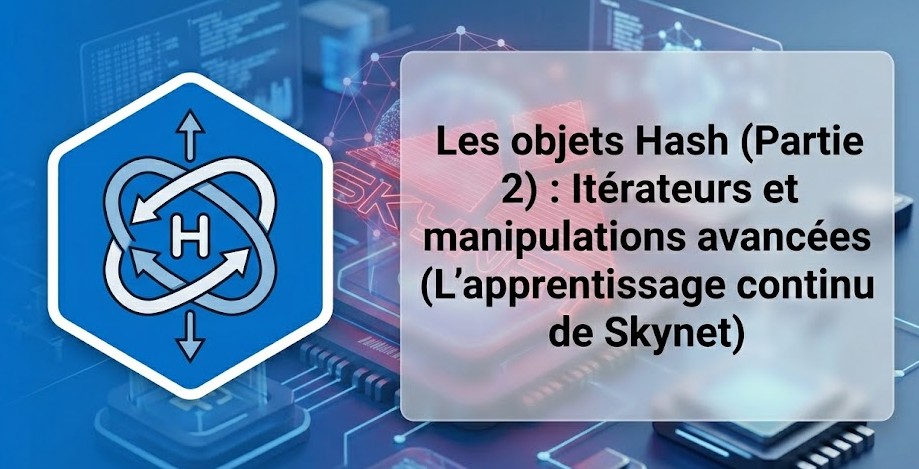 Les objets Hash (Partie 2) : Itérateurs et manipulations avancées (L'apprentissage continu de Skynet)