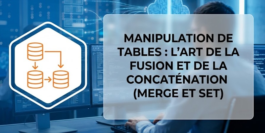 Manipulation de tables : L'art de la Fusion et de la Concaténation (MERGE et SET)