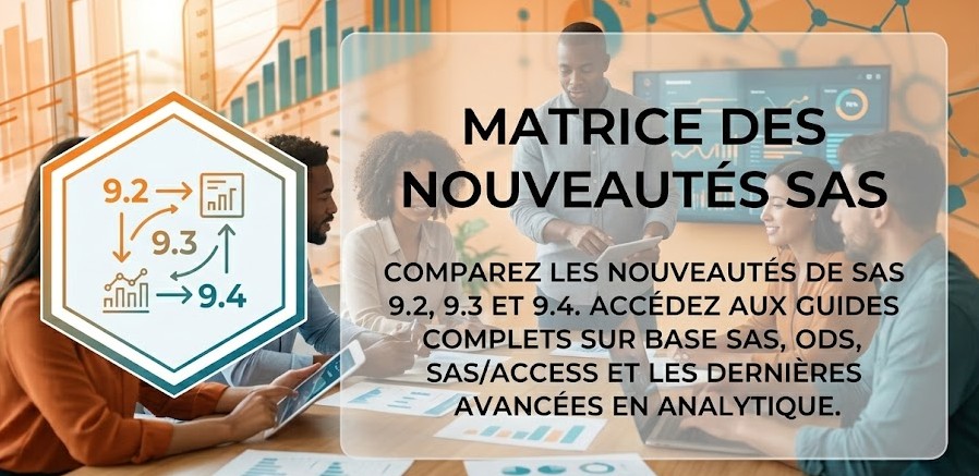 Illustration : Matrice des nouveautés SAS