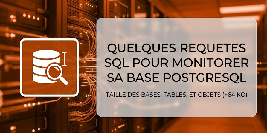 Illustration : Quelques requetes SQL pour monitorer sa base PostgreSQL