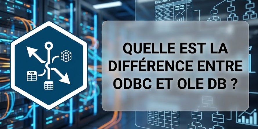 Illustration : Quelle est la différence entre ODBC et OLE DB ?