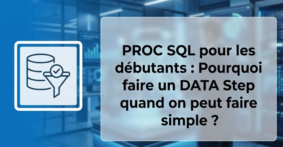 PROC SQL pour les débutants : Pourquoi faire un DATA Step quand on peut faire simple ?