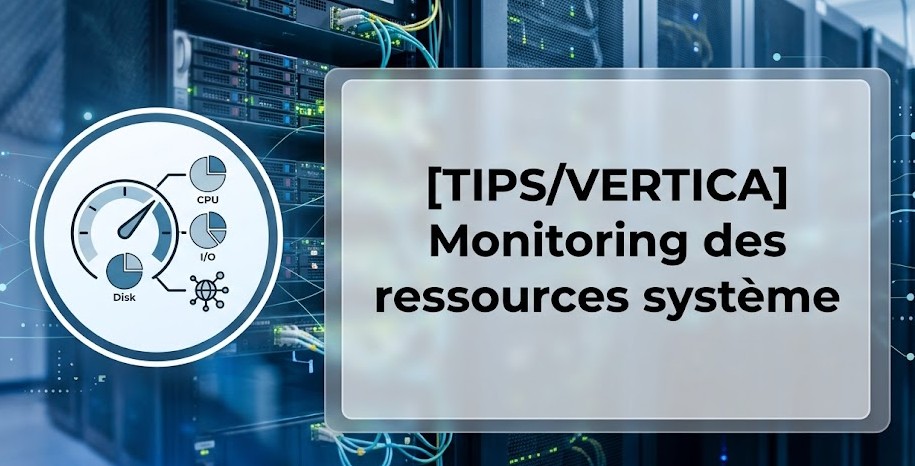 [TIPS/VERTICA] Monitoring des ressources système