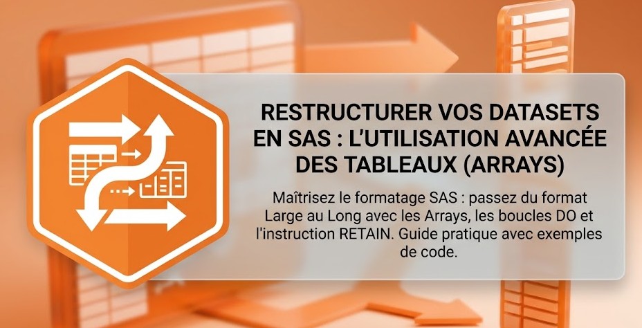 Restructurer vos datasets en SAS : l'utilisation avancée des Tableaux (Arrays)