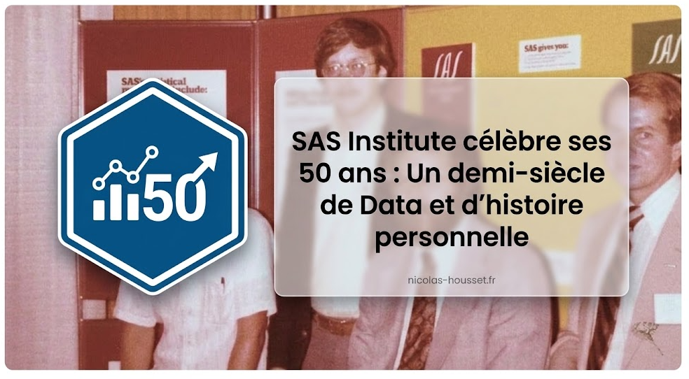 Illustration : SAS Institute célèbre ses 50 ans : Un demi-siècle de Data et d'histoire personnelle
