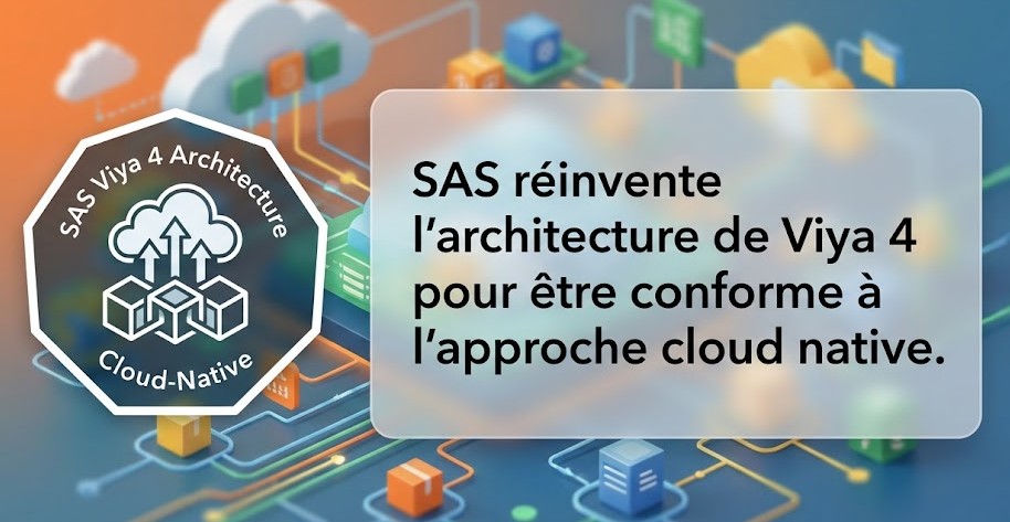 Illustration : SAS réinvente l'architecture de Viya 4 pour être conforme à l'approche cloud native.