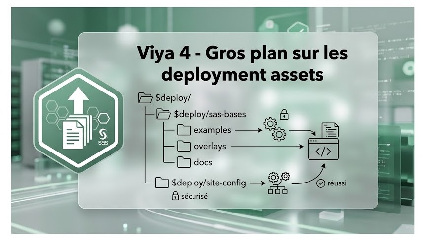Illustration : Viya 4 - Gros plan sur les deployment assets
