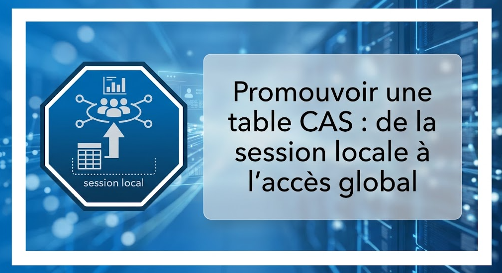 Promouvoir une table CAS : de la session locale à l'accès global