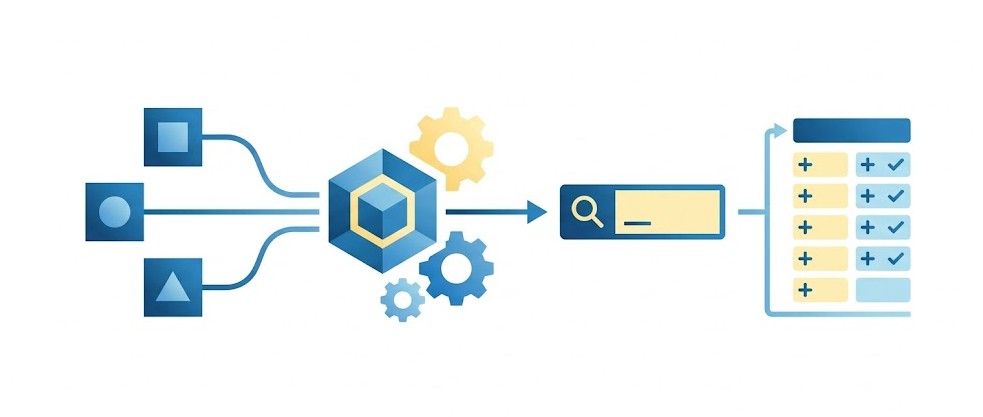Comment fonctionne l'indexation pour la saisie semi-automatique dans l'architecture CAS ?