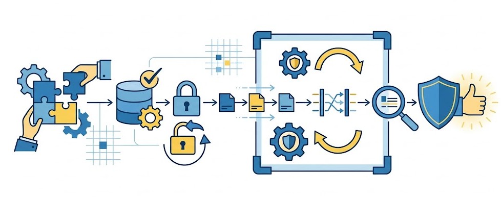 Comment orchestrer cette action dans un bloc de code transactionnel robuste et résilient ?