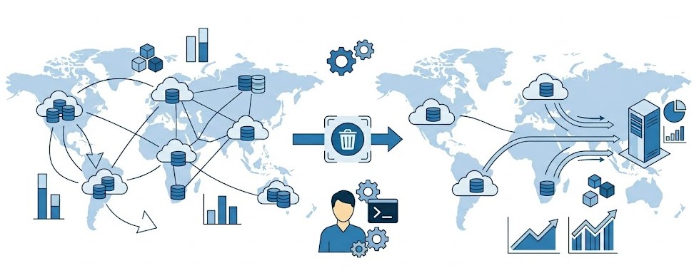 Dans quel contexte business est-il crucial d'utiliser la suppression de régions S3 ?